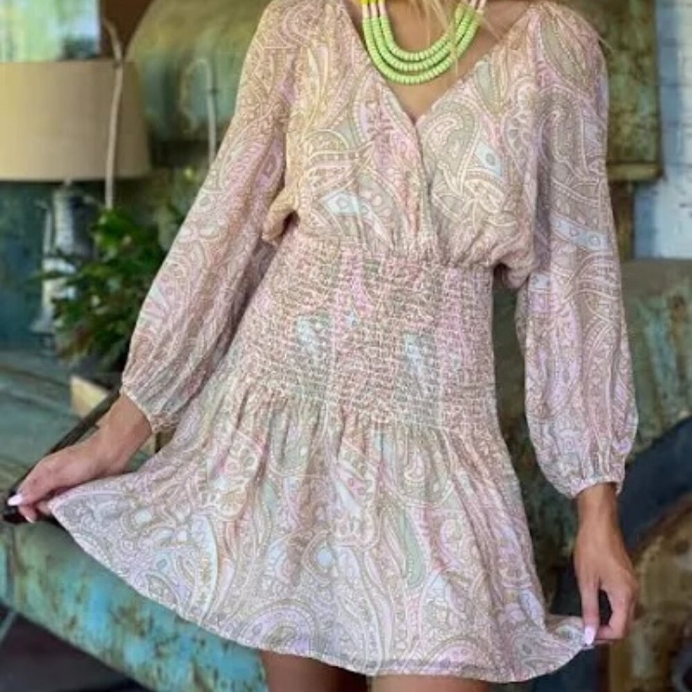 MINKPINK paisley mini dress / NWT / Large